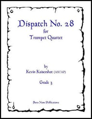 Dispatch No. 28 Trumpet Quartet cover Thumbnail